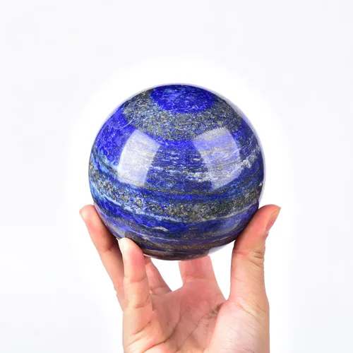 Vista 152 de JIC Gem Piedra Natural de Jaspe Africano Cristal de Curación Esfera Adivinación Bola de Piedra Preciosa, Feng Shui Reiki Aura Decoración