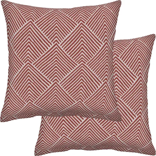 Vista 13 de Honeycomb Fundas de almohada cuadradas para exteriores, 18 x 18, paquete de 2 Boheme