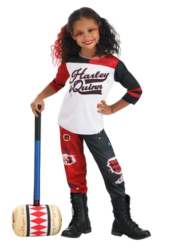Vista 11 de Disfraz de Escuadrón Harley Quinn para Niña Multicolor