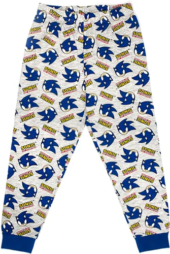 Vista 6 de Sonic The Hedgehog Pijama para niños, disfraz de personaje azul para niños, Gris