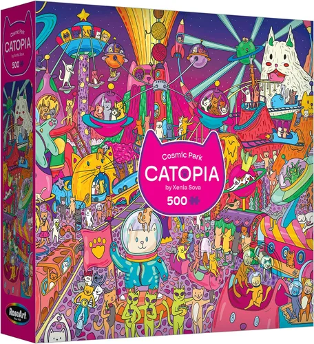 Vista 6 de RoseArt - Catopia - Americat - Rompecabezas de 500 piezas para adultos