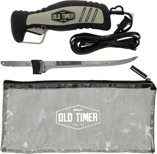 Vista 8 de Old Timer Electric Fillet Knife with Rechargeable Battery, 8" Blade, High Carbon Stainless Steel, For Fishing, Filleting, and Outdoors