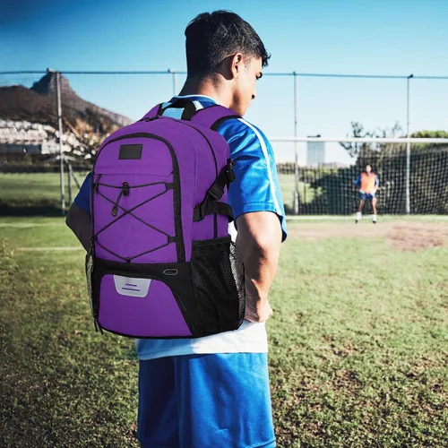 Vista 61 de Goloni Mochila de fútbol,Mochila de baloncesto con compartimento para pelotas y compartimento para zapatos,Mochila para baloncesto,Fútbol