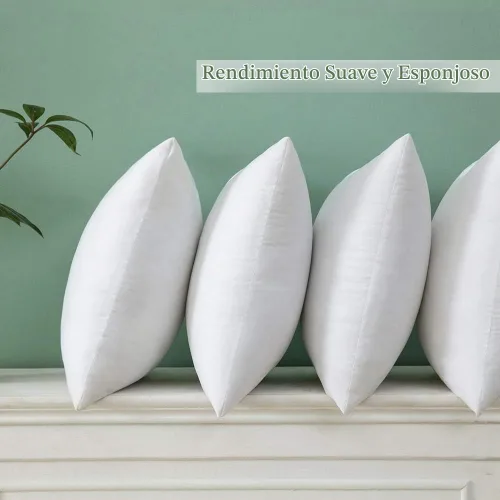 Vista 7 de MIULEE - Relleno de cojín cuadrado, cojín decorativo para cama, sillón y sofá, 12 x 12 pulgadas