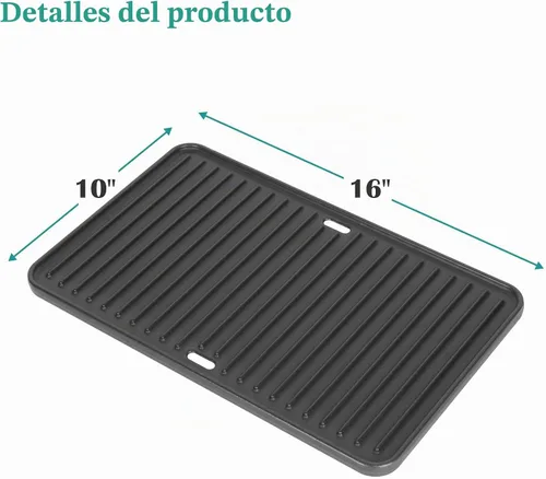 Vista 2 de Parrilla de hierro fundido para parrilla de carbón y gas Weber Go-Anywhere
