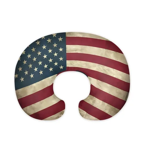 Vista 33 de Funda de almohada de lactancia de alpaca arcoíris para alimentación con biberón, funda de almohada de lactancia transpirable extraíble para bebé