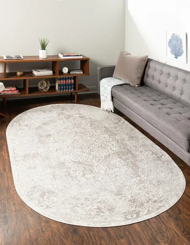 Vista 40 de Unique Loom Oxford Collection Alfombra de área Bodleian (2' x 3' 1", rectangular, beige/marfil)