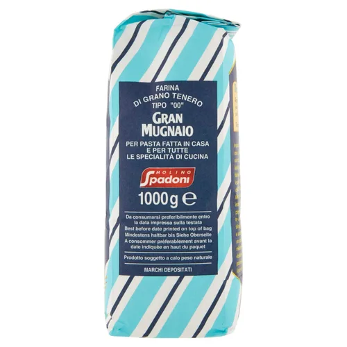 Vista 4 de Molino Spadoni Gran Mugnaio Harina de Trigo Suave Tipo "00" 2.2 lbs 35.27oz
