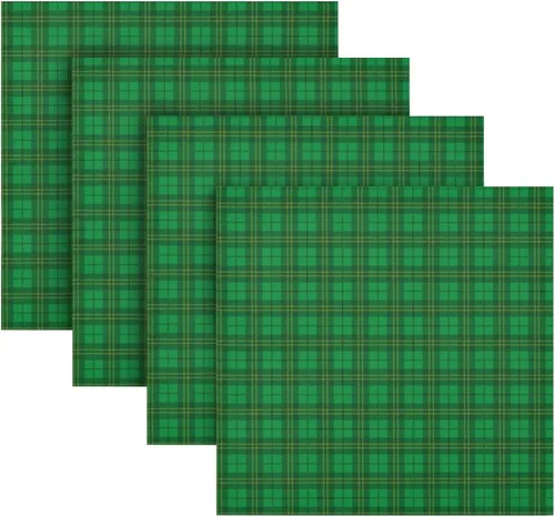 Vista 9 de ALAZA Juego de 6 servilletas de tela de crisantemo blancas sobre rojo, servilletas de mesa reutilizables, tela de poliéster lavable para cóctel