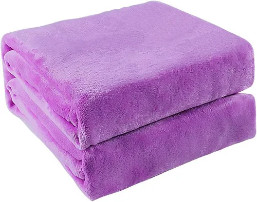 Vista 10 de uxcell Manta afelpada, suave, ligera, de microfibra, para cama o sofá