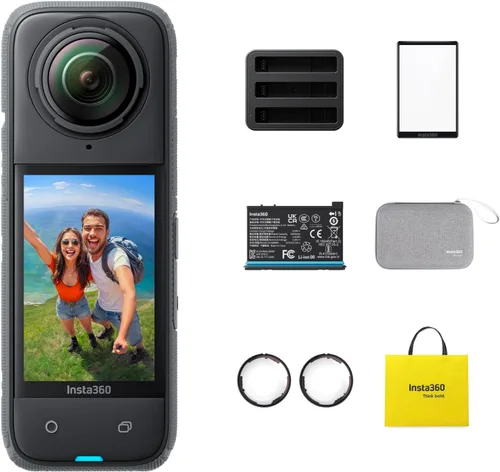 Vista 14 de Insta360 X4 Kit de Construcción - Cámara de construcción 360°, video HDR 360 de 8K30fps, foto de 72MP, lapsos de tiempo de 11K, compatible
