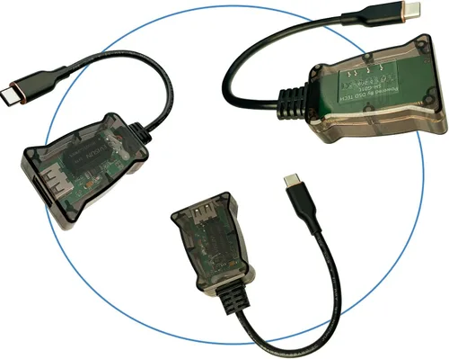 Vista 4 de DSD TECH SH-G01C USB-C 480M Aislador de alta velocidad (0.5 pies)