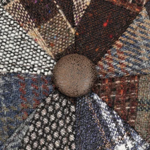 Vista 7 de Lipodo City Bic Patchwork - Gorra plana para hombre, fabricada en Italia