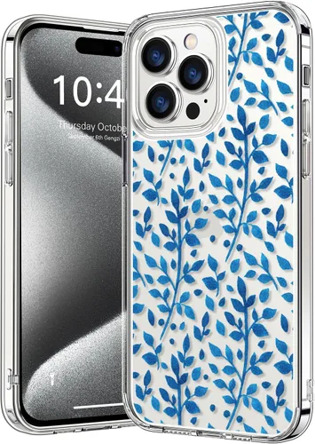 Vista 66 de bicol - Funda protectora a prueba de golpes para iPhone 15 Plus, funda delgada de acrílico transparente y diseños modernos para niña y mujer, 6.7