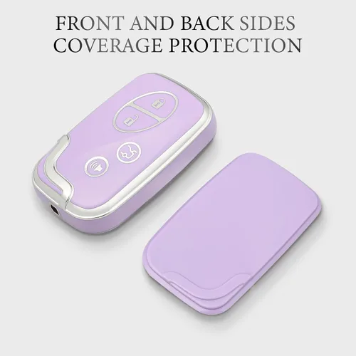 Vista 6 de OFFCURVE Funda especial para llavero Lexus ES350 GS300 GS430 GS450h GS460 is F IS250 IS350 LS460 LS460 LX570 RX350 Accesorios de coche Smart Keyless