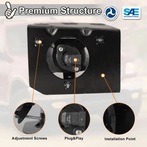 Vista 6 de Faro antiniebla para Ford F-150 F150 99-03, Ford F-150 F150 04 con bombilla, Ford Expedition OEM 99-02, par de lámparas antiniebla de repuesto NIXON