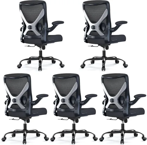 Vista 16 de Ergalithic Silla ergonómica de oficina – Sillas de escritorio de computadora en forma de X cómodas, silla de juegos de malla con respaldo alto