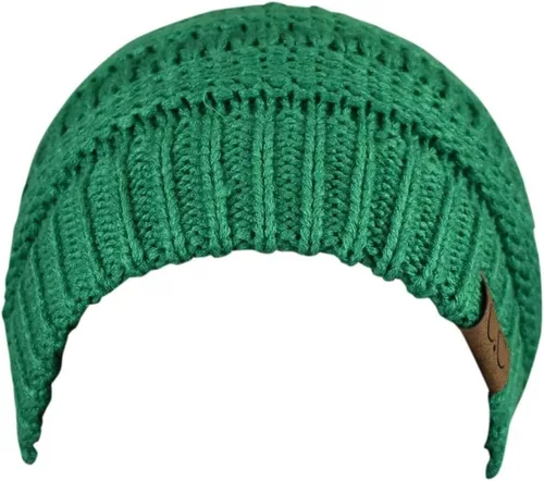 Vista 191 de C.C Trendy Warm Chunky Soft Stretch Cable Knit Beanie