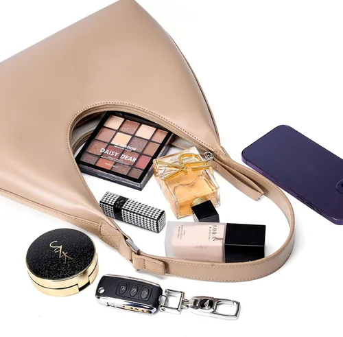 Vista 3 de MELOLILA Bolso hobo pequeño para mujer, bolso de media luna, bolso de hombro mediano para mujer, bolso de media luna 2023