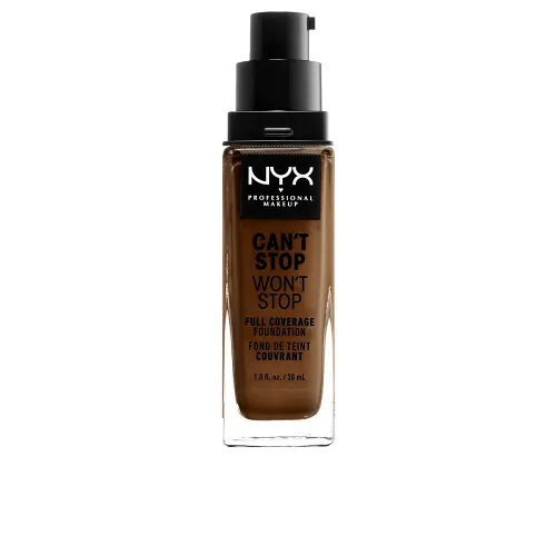 Vista 39 de NYX Professional Makeup Can't Stop Won't Stop - Cepillo para base de maquillaje Negro
