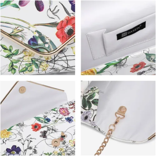 Vista 5 de Bolsos de mano Dasein para mujer, de ante sintética, para noche, formales para fiestas, bodas, cócteles, graduación