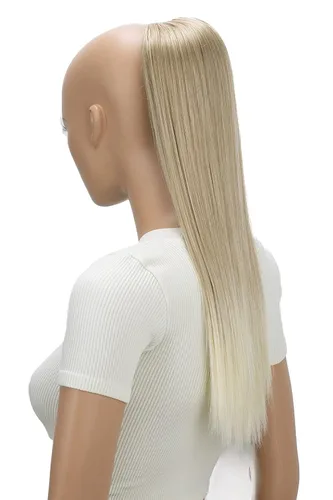 Vista 23 de CAISHA Extensión de cola de caballo de 22" con cordón voluminoso Straigtht negro-marrón PH503