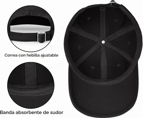 Vista 6 de Disney Mike Wazowski - Gorra de béisbol ajustable para hombre Negro