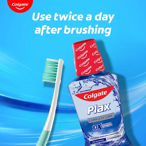Vista 10 de Colgate Enjuague bucal Plax Complete Care, Aliento Fresco 8.5 fl oz/8.5oz