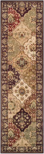Vista 8 de BNM - Alfombra de pasillo para interiores, perfecta para sala de estar, entrada, sótano, dormitorio, cocina, oficina, cubierta de suelo oriental