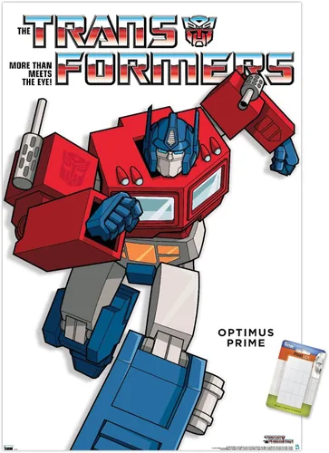 Vista 11 de Hasbro Transformers - Póster de pared Optimus Prime Feature Series, 22.4 pulgadas de largo x 14.7 pulgadas de ancho, versión enmarcada de madera