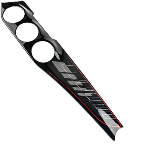 Vista 3 de Cubierta decorativa para salpicadero de Mercedes Benz GLA (X156) 2013-2017 GLA180 GLA200 GLA220 GLA250 (negro + línea azul)