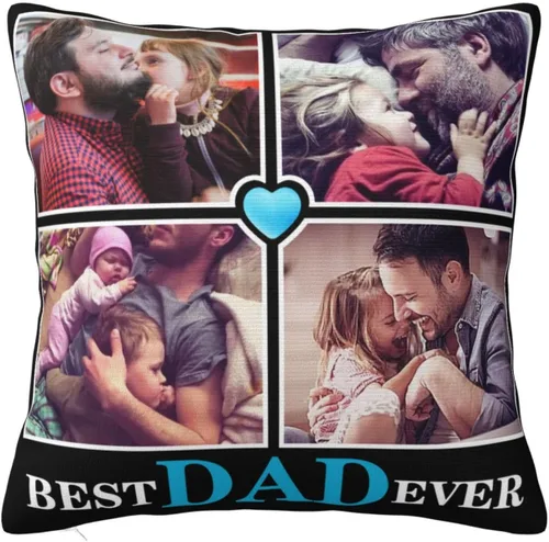 Vista 20 de Funda de almohada personalizada con imagen y texto, funda de almohada con foto personalizada, funda de almohada personalizada con foto, regalos