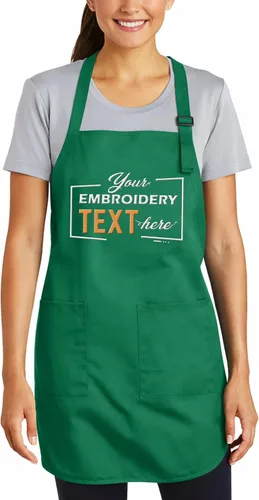 Vista 18 de TEEAMORE Delantales bordados personalizados para mujeres y hombres, añade tu texto de chef para parrilla de cocina, delantal personalizado