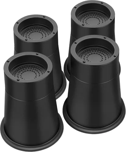 Vista 25 de ANNKUT Elevador de Cama de 1 Pulgada de Alta Resistencia, Elevador Redondo de Muebles para Cama, Escritorio, Mesa, Sofá, Soporte de Cama, Soporte