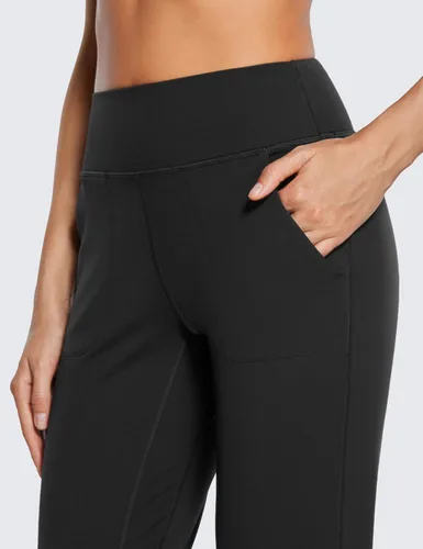 Vista 4 de CRZ YOGA Butterluxe - Pantalones deportivos de cintura alta para mujer de 27 pulgadas, pantalones de yoga suaves como la mantequilla, leggings