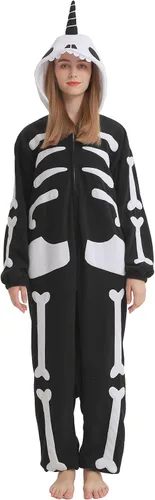 Vista 3 de SAMGU Adult Onesie Animal Pajamas Halloween Cosplay Party Costumes Homewear for Women and Men