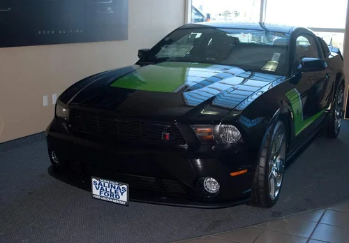 Vista 2 de STO N SHO Soporte de matrícula frontal compatible con Ford Roush Mustang 2010-2012 (SNS5a)