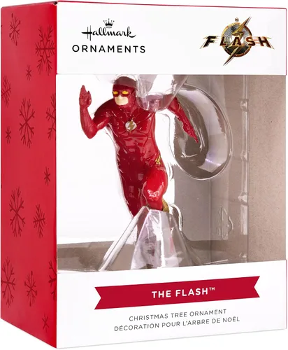 Vista 3 de Hallmark DC The Flash Resin, adorno navideño