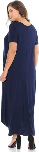 Vista 4 de Pastel by Vivienne Camiseta larga para mujer en talla grande