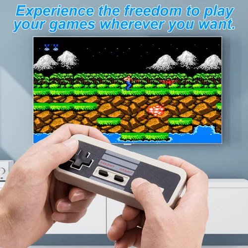 Vista 8 de KIWITATA 2X Wireless Nes USB Controller for PC Gamings, 2.4ghz Wireless USB Remote N-E-S Emulated Game Pad Controller for Windows XP 7 8 11 & MAC &