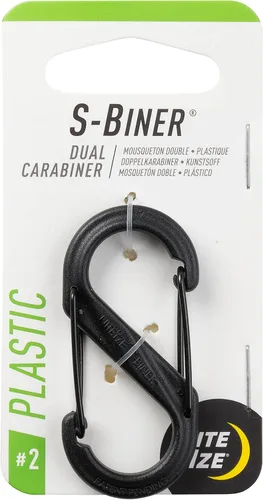 Vista 4 de Nite IZE - Mosquetón doble de plástico S-Biner Negro