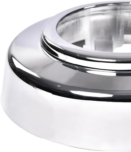 Vista 7 de PIT66 Tapa central de rueda para Ford E150 E250 E350 F250 F350 1994-2008 4WD cubierta central de rueda delantera, 1 unidad, color plateado