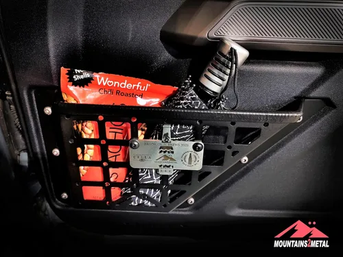 Vista 2 de Juego MOLLE de bolsillo para panel de puerta delantera para Ford Bronco 2021+ (conductor y pasajero) Overlanding y equipo de campamento