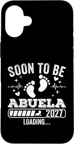 Vista 23 de Soon to Be Abuela 2027 Loading Pregnancy Announcement Case for iPhone 17
