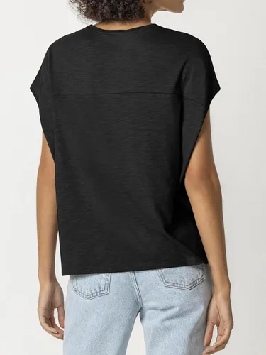 Vista 5 de Tankaneo Camisetas de gran tamaño para mujer, estilo casual, manga corta, cuello redondo, básicas