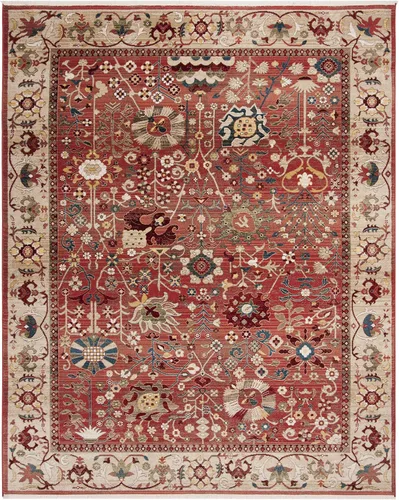 Vista 22 de SAFAVIEH Kashan Collection - Alfombra de área de 2 x 3 pies, color beige y gris pardo, diseño oriental tradicional, no desprende pelusa y de fácil