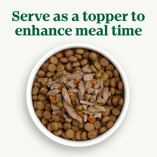 Vista 5 de Nutro Hearty Stew - Alimento húmedo natural sin granos para perros adultos, trozos en salsa, estofado abundante de res, tomate, zanahoria
