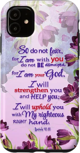 Vista 8 de So Do Not Fear for I 'm with You Isaías 41:10 - Funda cristiana para iPhone 17