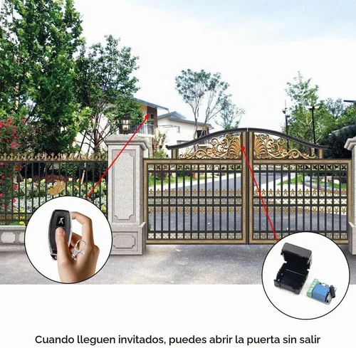 Vista 2 de QIACHIP Interruptor de control remoto inalámbrico universal de 433 MHz, CC 12 V, 1 canal, módulo receptor de relé, transmisor RF, palanca momentánea