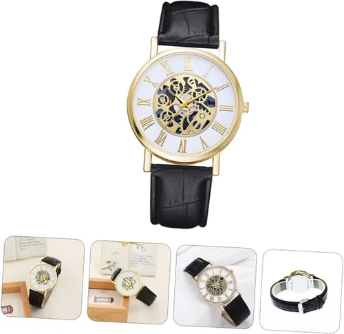 Vista 3 de Reloj de pulsera casual para hombre, 2 piezas, estilo casual, para hombre